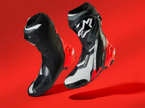 【即決】アルパインスターズ ALPINESTARS レザーブーツ 赤系 レッド系 サイズ43　2475-100-B ＼全品1500円ｸｰﾎﾝﾟ☆10⁄26(日)限定／EU36〜48