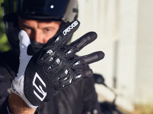FIVE ファイブ 3882018020631 RFX2 : BLACK WHITE L グローブ バイク用 RFX2 RFX2 アールエフエックスツー｜RIDE-MOTO | OKADA (ライドモト)