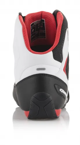 Alpinestars Faster-3 Rideknit Shoes 12, 123-Black/White/Red 