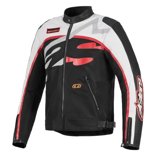 Alpinestars バイクジャケット 黒/赤/白 Amazon | [アルパインスターズ] バイクジャケットブラック