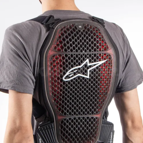 アルパインスターズ:NUCLEON KR-R CELL 009 TRANSPARENT SMOKE RED BLACK L 6505020 : Alpinestars Nucleon KR-R Cell Back Protector, XL